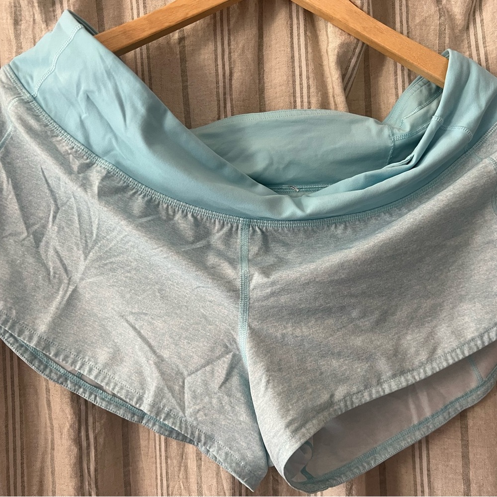 Lululemon Athletica Light Blue Athletic Shorts